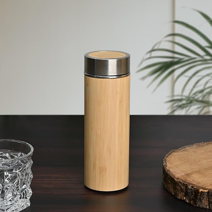 Bamboo Insulated Flask | Packaging View