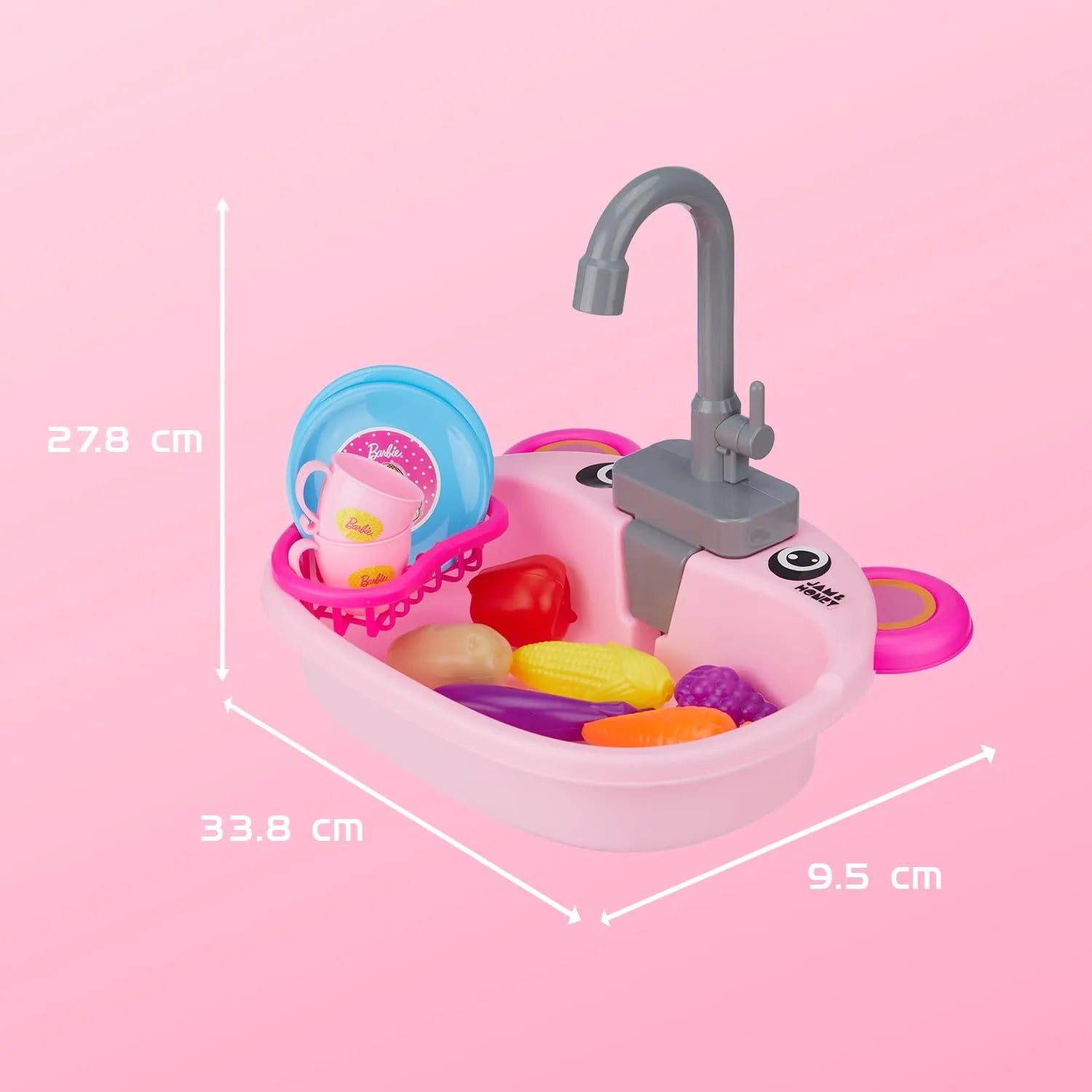 TIPTOP Barbie Wash Up Kitchen Set | Utensils Detail