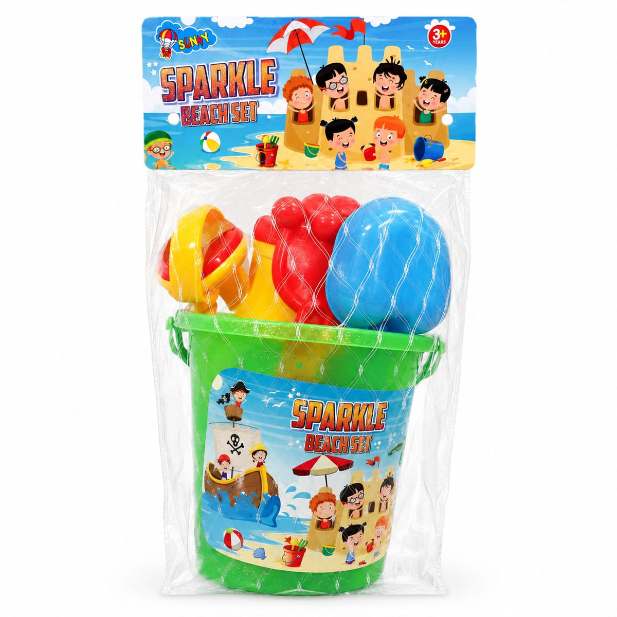 TIPTOP Beach Fun Builder Toy Set with Sparkle