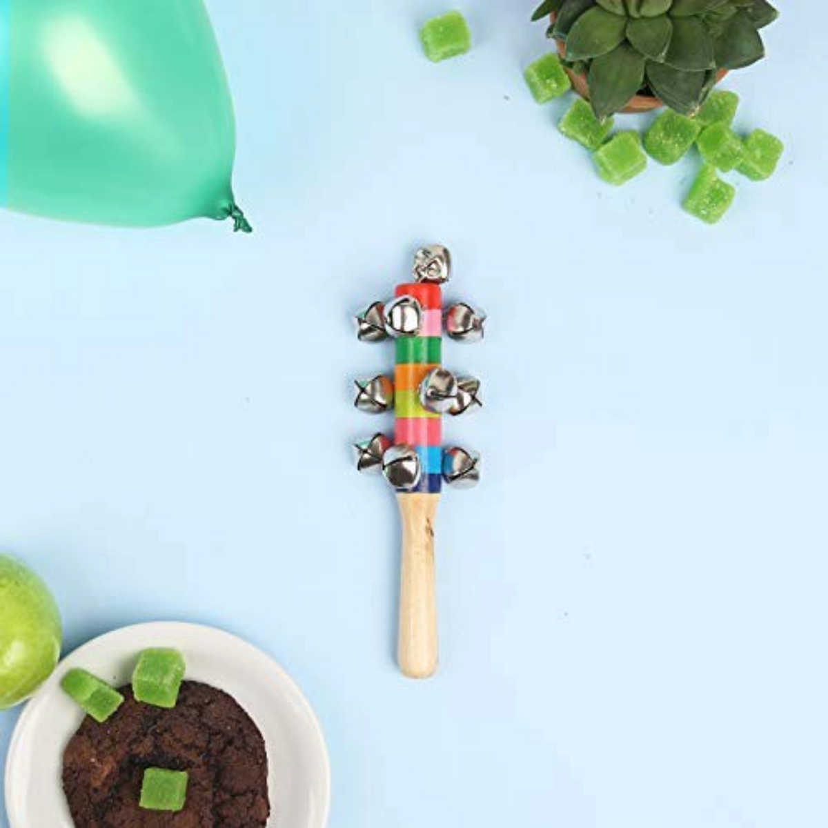 TIPTOP Bell Rattle Toy | Colour Variety