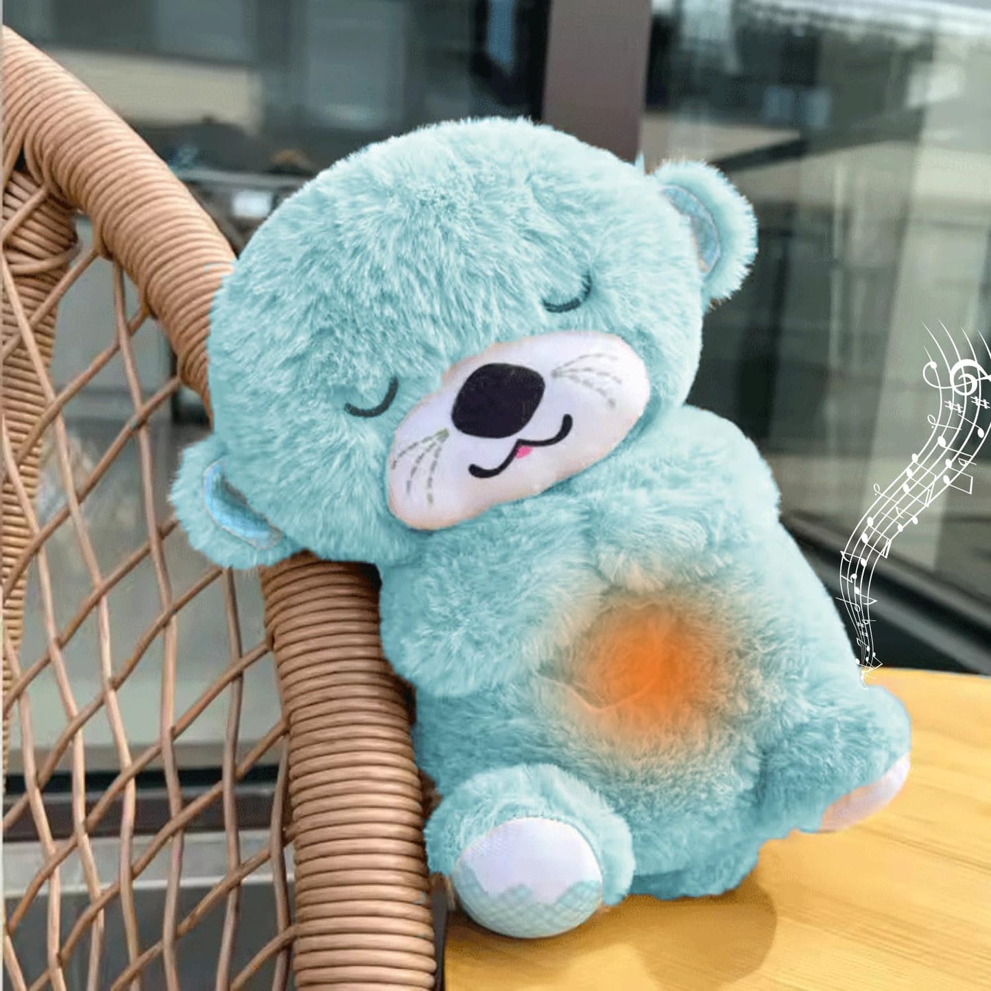 TIPTOP Breathing Plush Teddy Variant | Huggable Soft Toy with Music