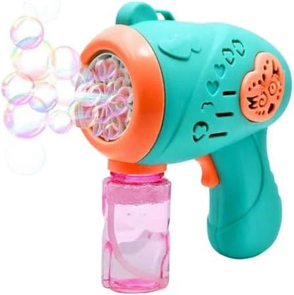 TIPTOP Bubble Machine for Kids Automatic Bubble Gun Leak-Proof Design with 1 Bubble Solution Outdoor Toys for Kids