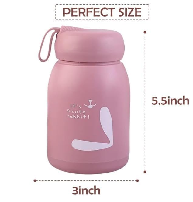 Bunny Glass Water Bottle | Colour Variety Detail