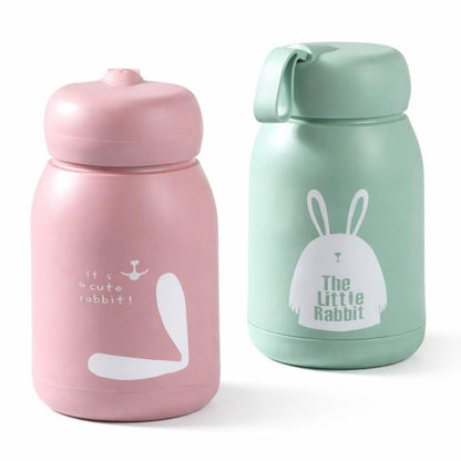 TIPTOP Bunny Glass Water Bottle | Return Gift 330ml 2-Piece Set