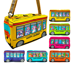 Bus Shape Kids Duffle Bag