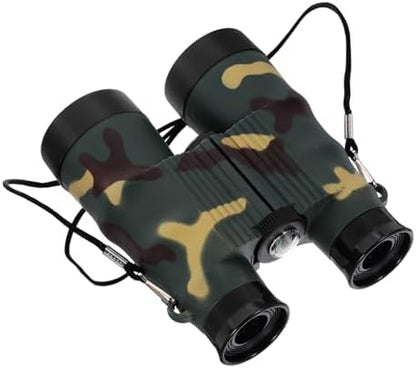 TIPTOP Compact Binoculars for Adults & Kids | Lightweight Mini Telescope | Built-in Compass | Easy Focus | Clear Images | Low Light Viewing | Bird Watching | Travel | Hunting | Hiking | Outdoor Activities