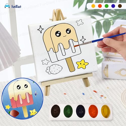 DIY Canvas Painting Kit | Finished Painting Detail
