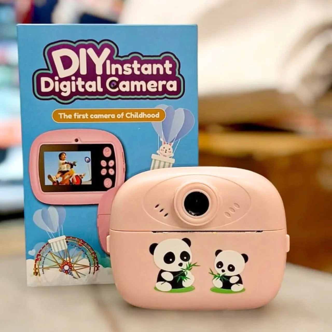 TIPTOP DIY Instant Digital Print Camera for Kids (Random colour)