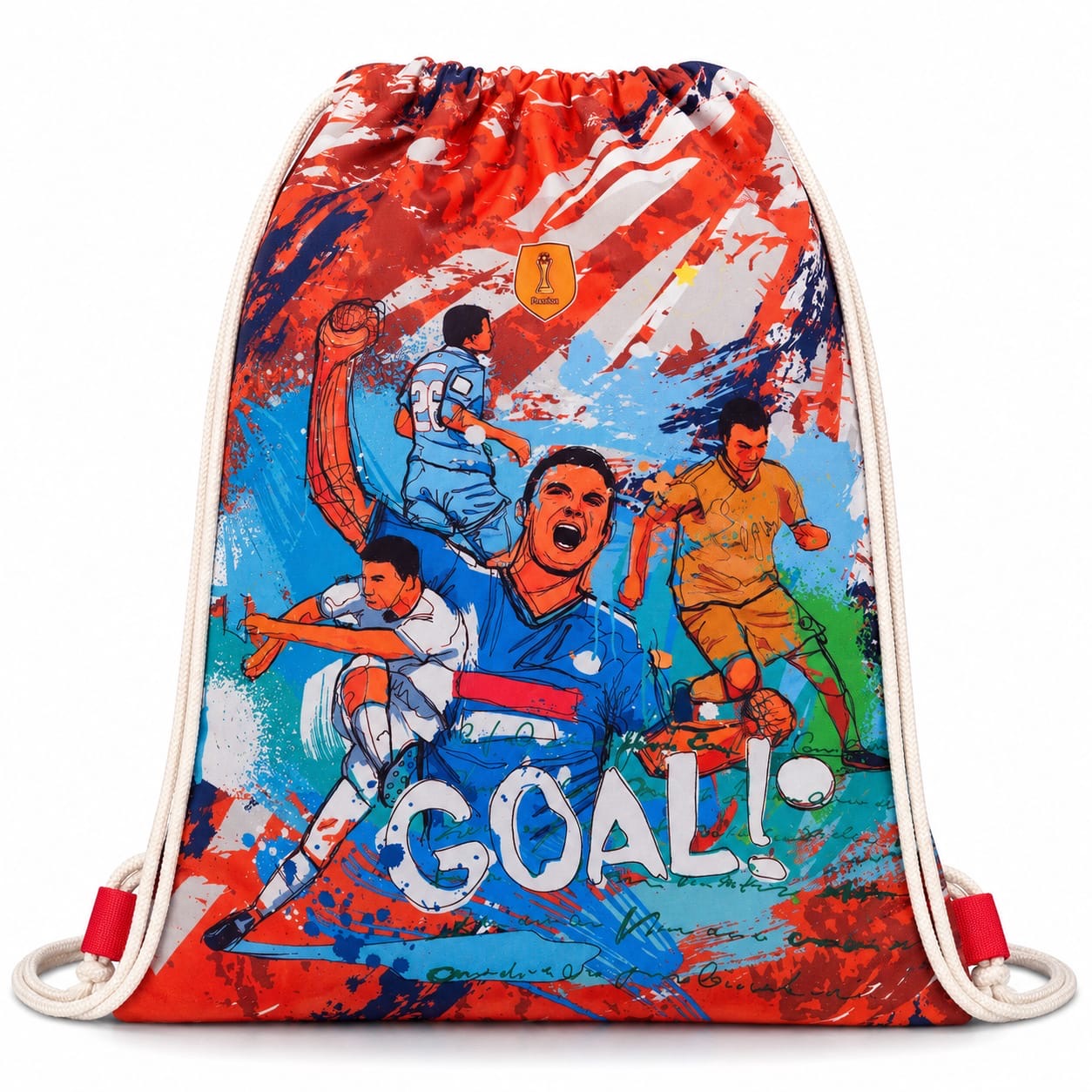 TIPTOP Drawstring Backpack | Polyester Rope Bag | Kids Gym Bag