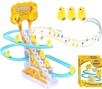 TIPTOP Duck Track Stair Climbing Toy | Lights & Music
