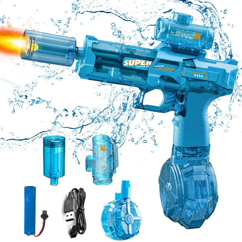 TIPTOP Fire Light Electric Water Gun | Pulse Spray Toy