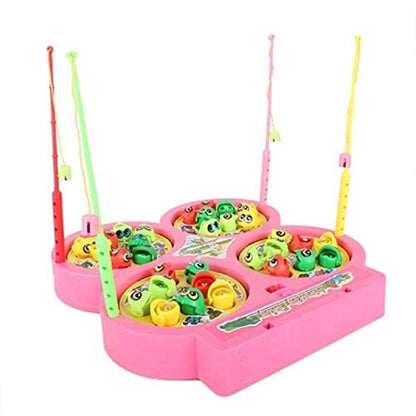 TIPTOP Fishing Catching Game Magnetic, Fish Catching Toy (Assorted Colour)