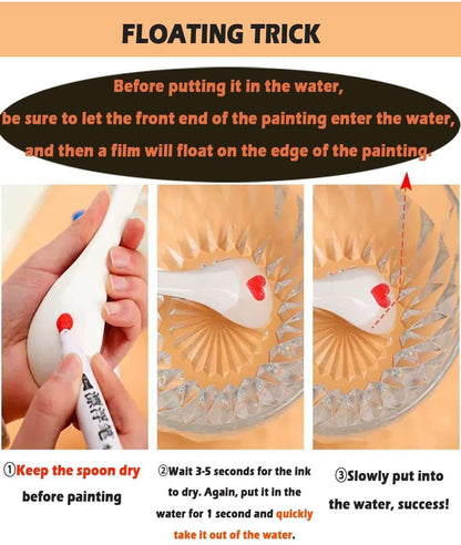 Floating Ink Marker Pens | Colours Detail