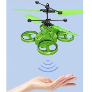 TIPTOP Gesture Control LED RC Flying Helicopter Drone Toy for Kids