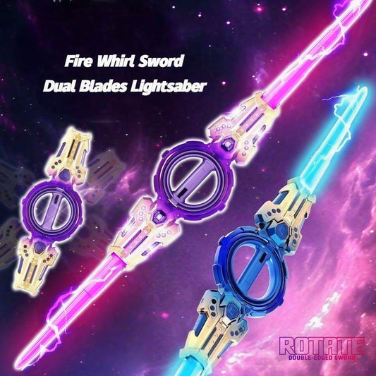 TIPTOP LED Spin Sword Toy | RGB Light Sound FX Cosplay