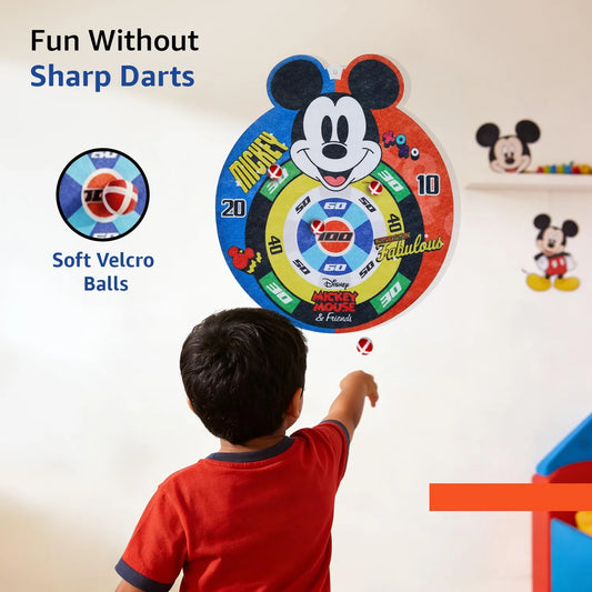 Mickey Sticky Dart Board | Detail View