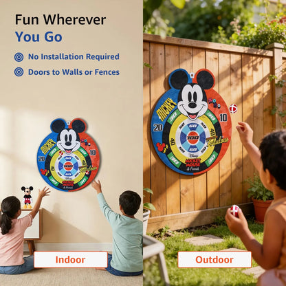 Mickey Sticky Dart Board | Installation Detail