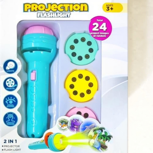 TIPTOP Mini Projector Torch | 24 Patterns Night Light