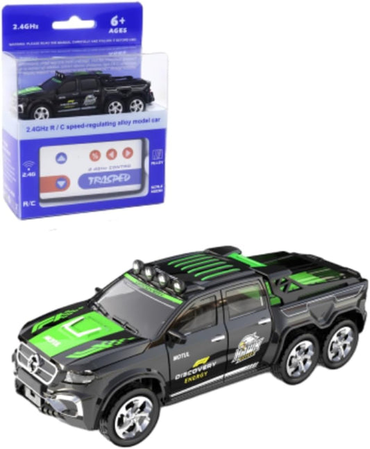 TIPTOP Mini RC Alloy Jeep 1:64 Scale | Off-Road LED Jeep