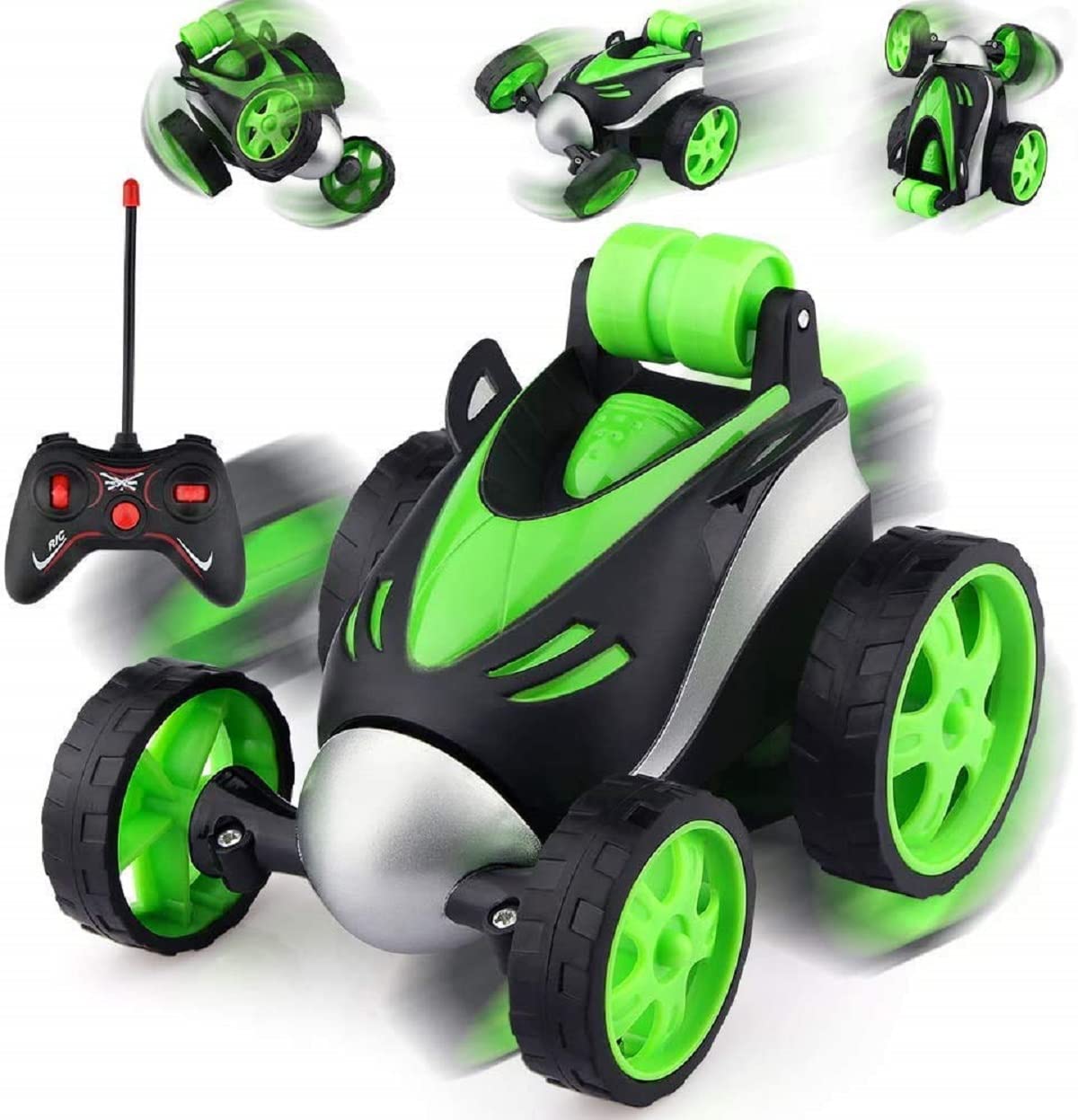 TIPTOP Mini Rock Electric RC Stunt Car with 360 Flipping ( Random Colour )