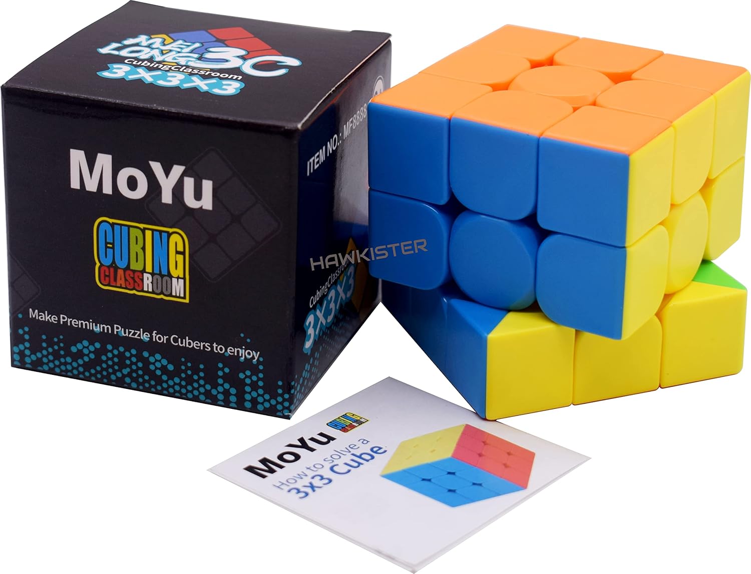 TIPTOP MoYu Meilong 3x3 Speed Cube | Smooth Stickerless Puzzle