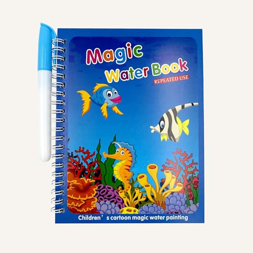 TIPTOP Ocean Magic Book | Reusable Water Colouring Book