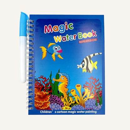 TIPTOP Ocean Magic Book | Reusable Water Colouring Book