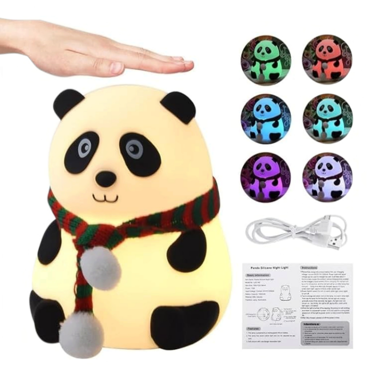 TIPTOP Panda Night Light | Packaging View