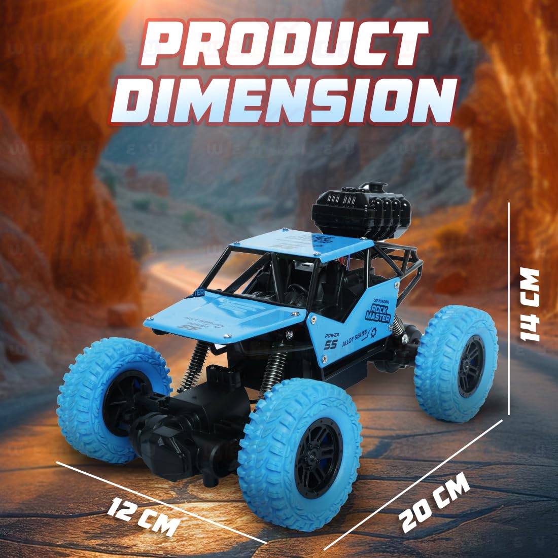 TIPTOP Rock Crawler RC Truck | Detail View