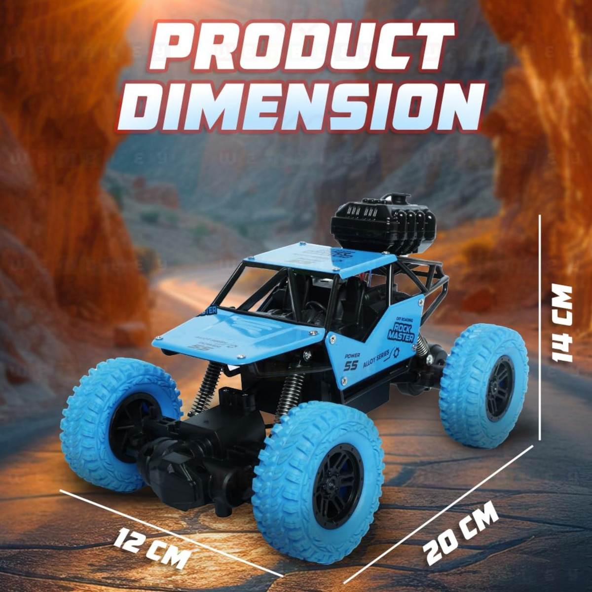 TIPTOP Rock Crawler RC Truck | Detail View
