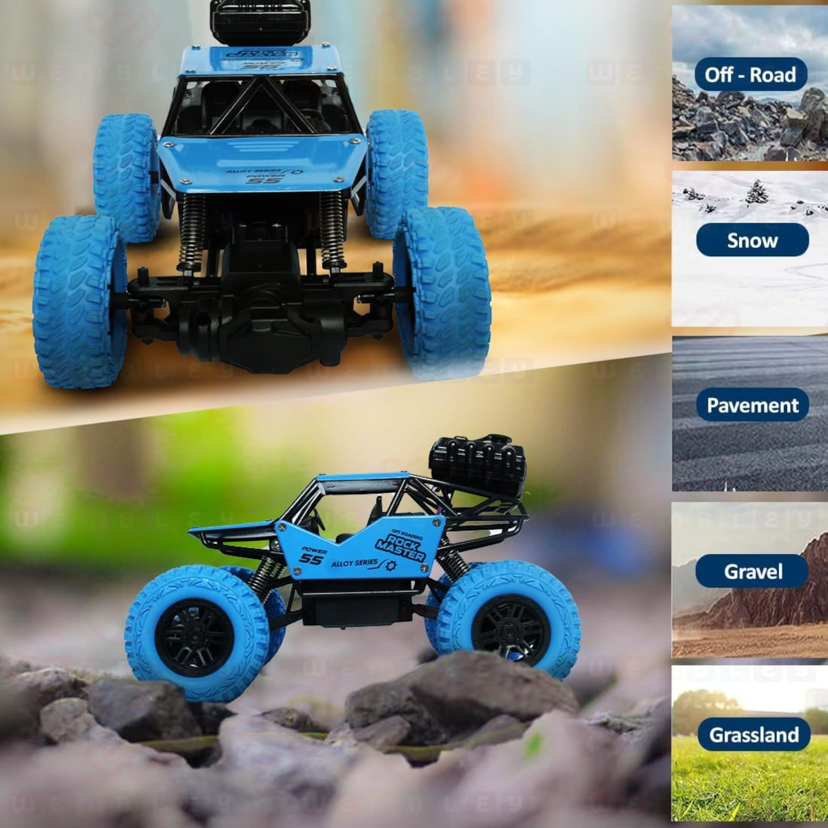 TIPTOP Rock Crawler RC Truck | Size Reference