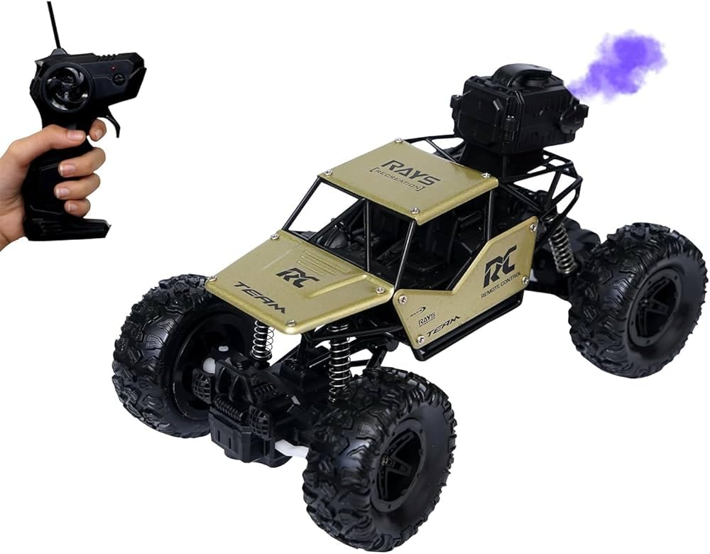 TIPTOP Rock Crawler Mist Spray RC Truck | Off-Road Monster Truck