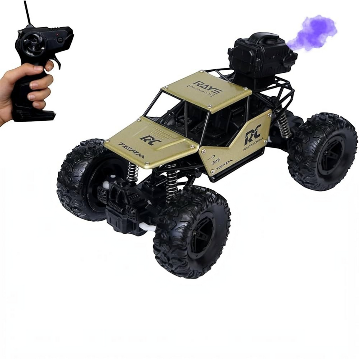 TIPTOP Rock Crawler Mist Spray RC Truck | Off-Road Monster Truck