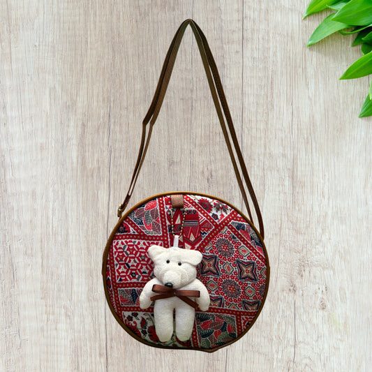 TIPTOP Round Boho Style Sling Bag B14
