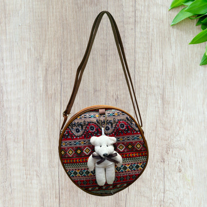 TIPTOP Round Boho Style Sling Bag B15