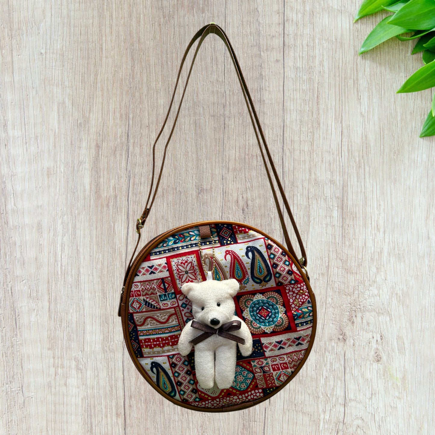 TIPTOP Round Boho Style Sling Bag B16