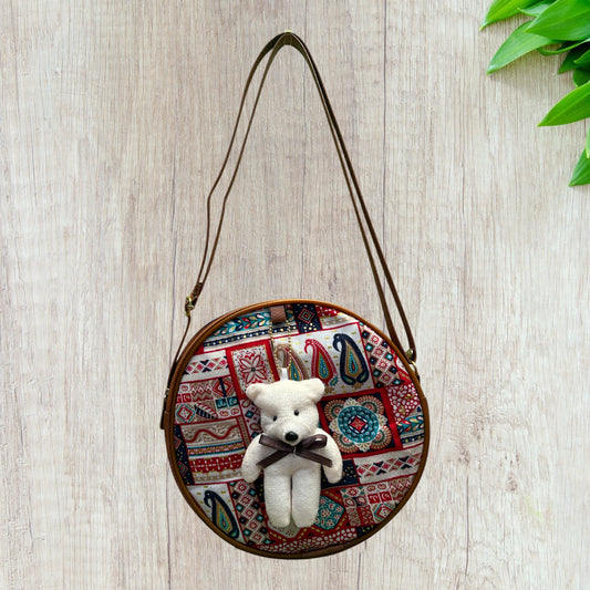 TIPTOP Round Boho Style Sling Bag B16