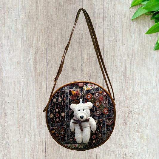 TIPTOP Round Boho Style Sling Bag B17