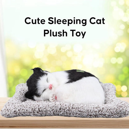 TIPTOP Sleeping Cat Plush Toy | Soft Plush Detail