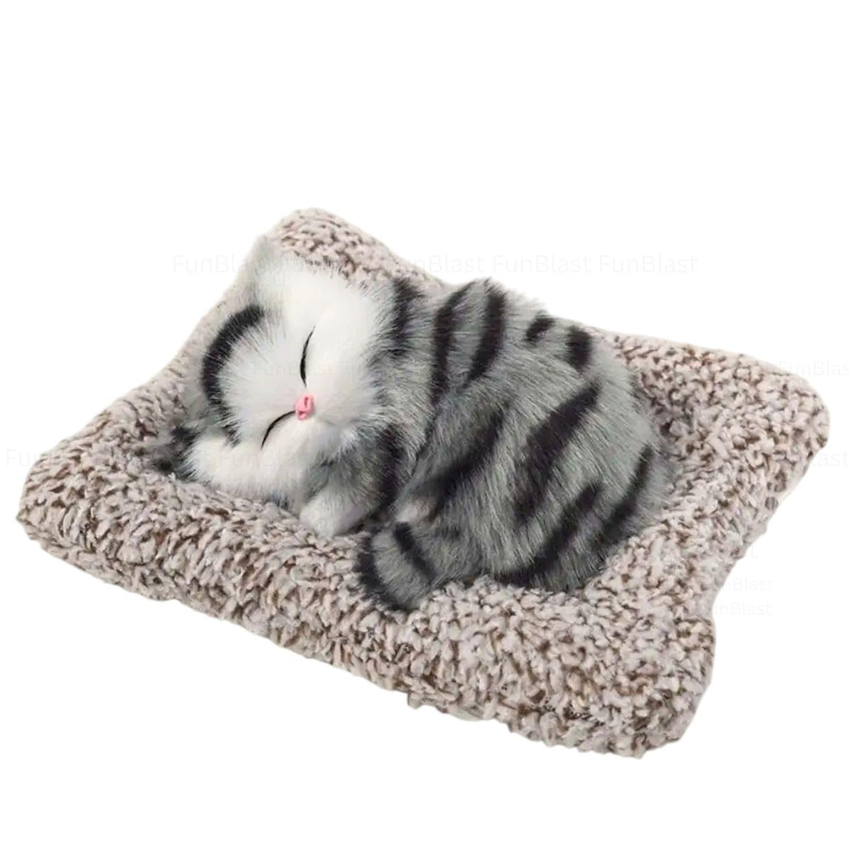 TIPTOP Sleeping Cat Plush Toy | Meow Sound Feature