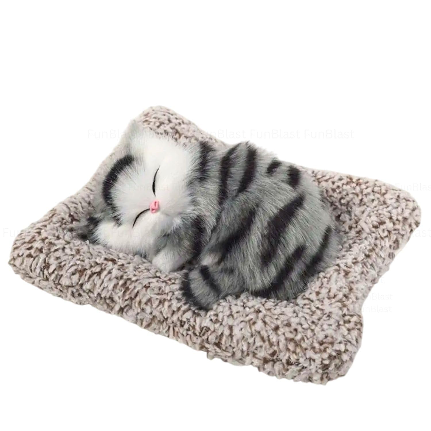 TIPTOP Sleeping Cat Plush Toy | Meow Sound Feature