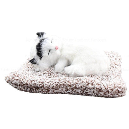 TIPTOP Sleeping Cat Plush Toy | Car Dashboard Placement