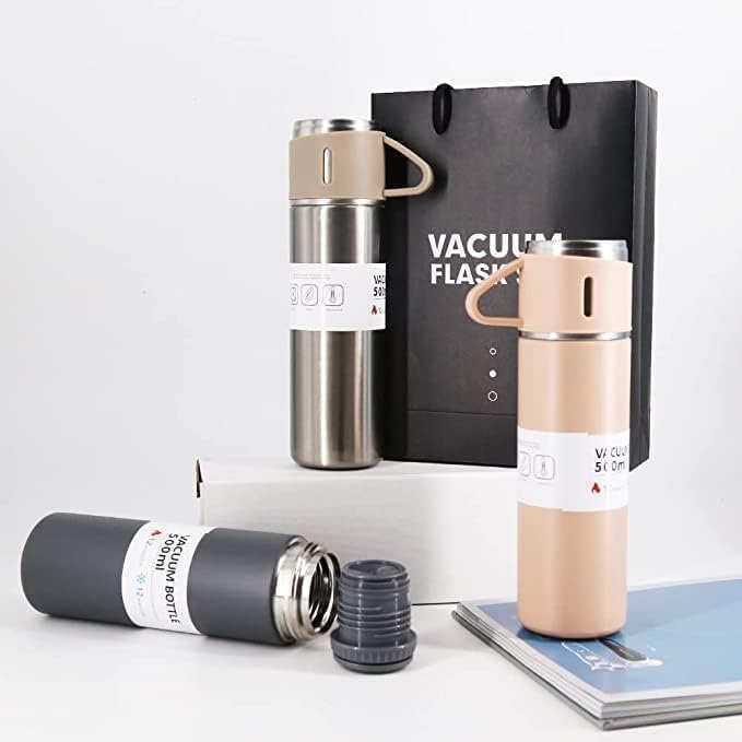 Stainless Steel Flask Set | Detail View