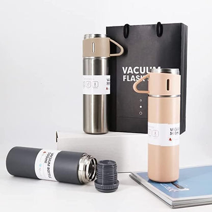 Stainless Steel Flask Set | Detail View