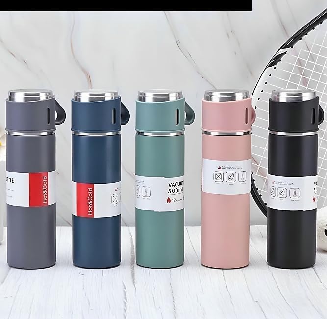 Stainless Steel Flask Set | Colour Variety Detail
