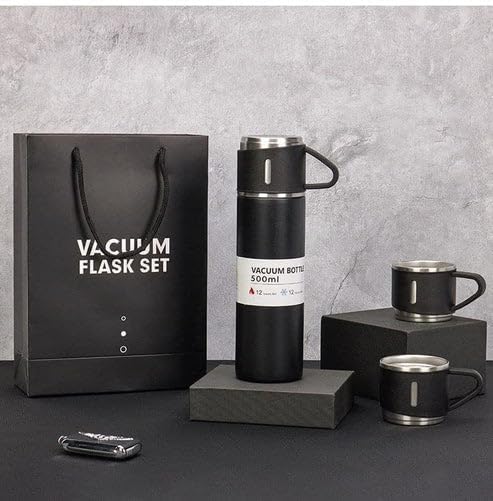 Stainless Steel Flask Set | In Use