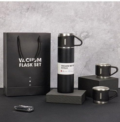 Stainless Steel Flask Set | In Use