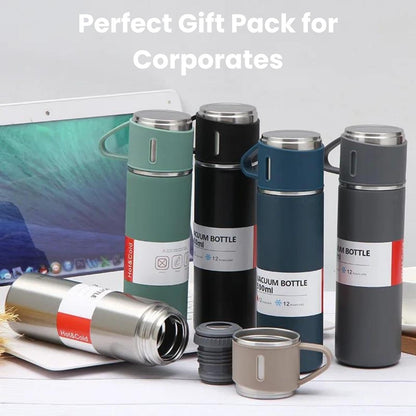 Stainless Steel Flask Set | Size Reference