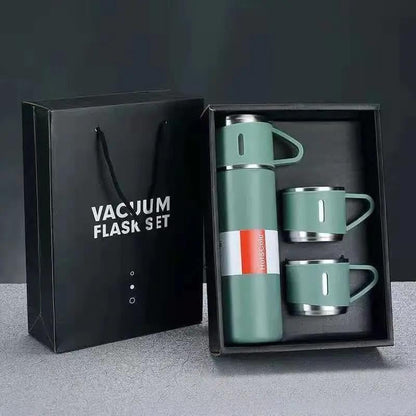 TIPTOP Double Wall Stainless Steel Vacuum Insulated 500ml Flask Gift Set