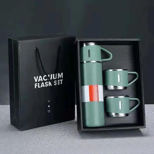 TIPTOP Double Wall Stainless Steel Vacuum Insulated 500ml Flask Gift Set